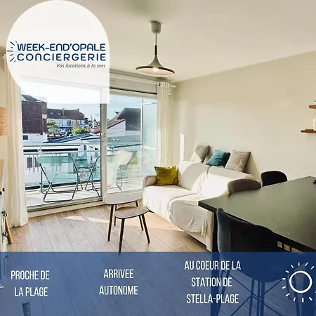Appartement Centre Ville Stella-Plage Terrasse Sud-Ouest Exterior foto