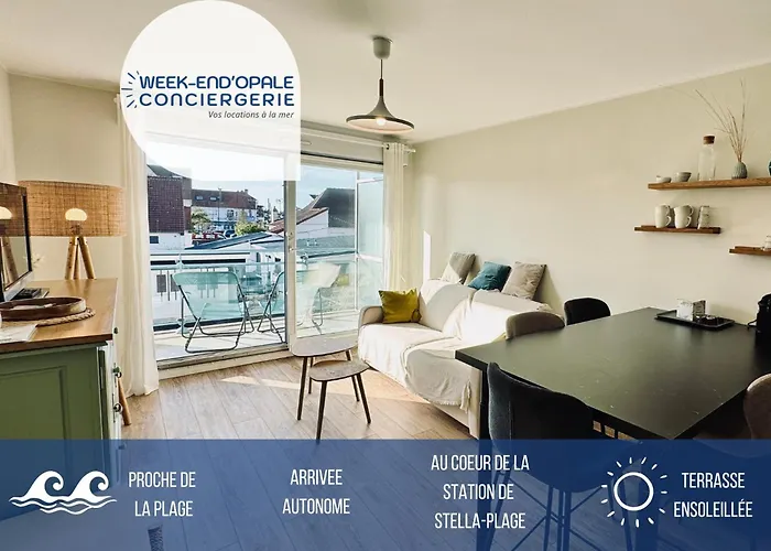 Appartement Centre Ville Stella-Plage Terrasse Sud-Ouest